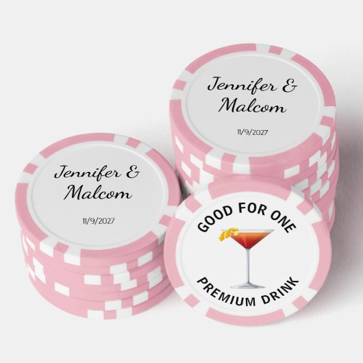 Trouw Poker Chip Favoren (Opstapeling)