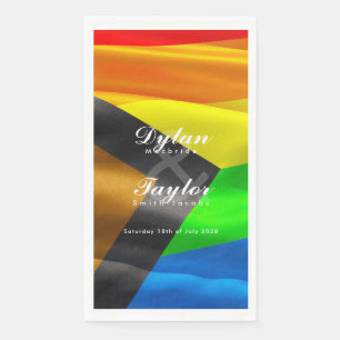 Trouw Pride-vlag typografie Servet