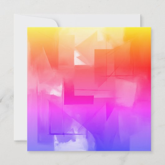 Trouw Professioneel Minimalistisch Cute Abstract Save The Date (Achterkant)