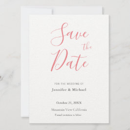 Trouw Professioneel Minimalistisch Eenvoudig Moder Save The Date