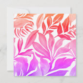 Trouw Professioneel Minimalistisch Leuke Bloem Save The Date (Achterkant)