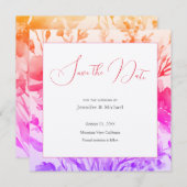 Trouw Professioneel Minimalistisch Lief Bloemig Save The Date (Voorkant / Achterkant)