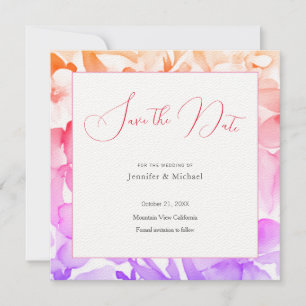 Trouw Professioneel Minimalistisch Schattig Bloemm Save The Date