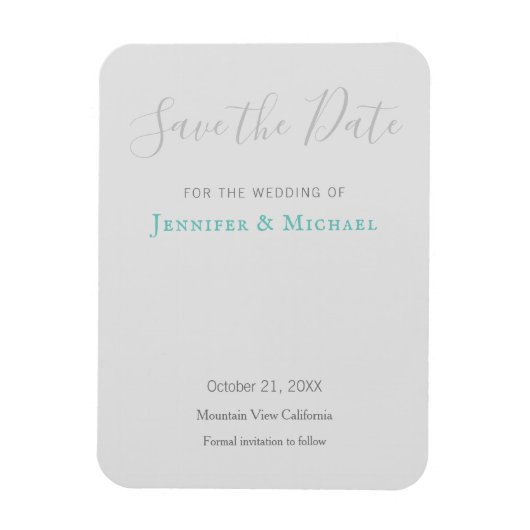 Trouw Professioneel ontwerp moderne bewaar de datu Magneet (Verticaal)