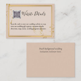 Trouw QR CODE RSVP CADOS DETAILS Website Informatiekaartje