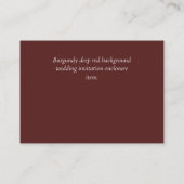 Trouw QR CODE RSVP CADOS DETAILS Website Visitekaartje (Achterkant)