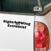 Trouw Rechts-Wing Extremist Bumpersticker (Op Truck)