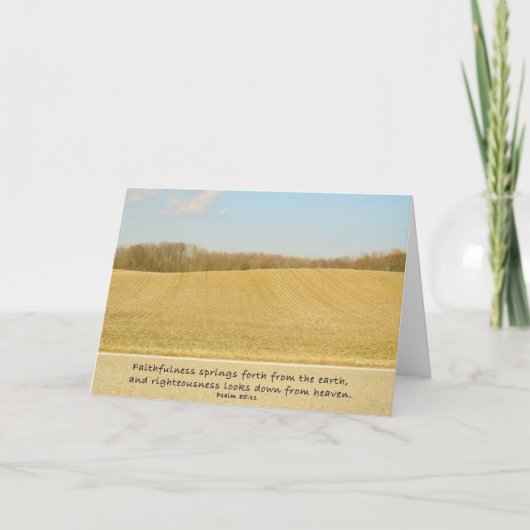 Trouw & Rechtvaardigheid - Blanco Schrift Kaart (Voorkant)