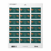 Trouw retouradres label in turkoois (Full Sheet)