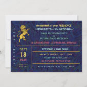 Trouw Retro 70s Band Concert Ticket Thema Kaart (Achterkant)