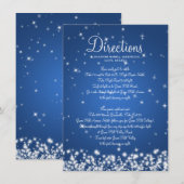 Trouw Rijroute Winter Glans Blauw Informatiekaartje (Voorkant / Achterkant)