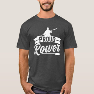 Trouw roeier roei bemanning roeisport vrienden t-shirt