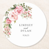 Trouw  ronde kartonnen onderzetter (Voorkant)