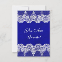 Trouw Royal Uitnodiging Rustieke Jute & Kanten