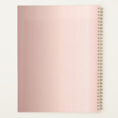 Trouw roze gouden glinsterende druppels bruid 2025 planner (Achterkant)