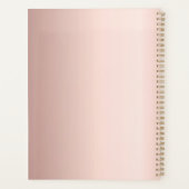 Trouw roze gouden glittersprenkels bruid 2025 planner (Achterkant)