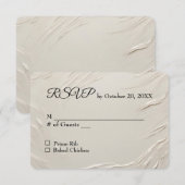Trouw RSVP Abstract Ivoire Textuur (Voorkant / Achterkant)
