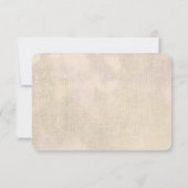 Trouw-RSVP Bloemen Kaart (Achterkant)