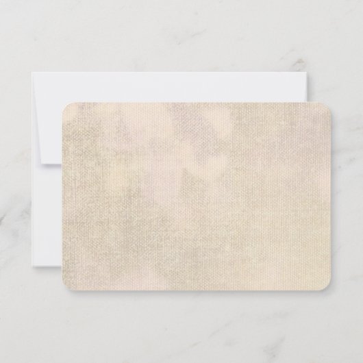 Trouw-RSVP Bloemen Kaart (Achterkant)