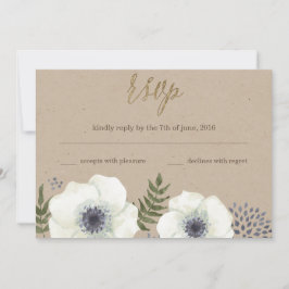 Trouw RSVP Kaart Summer Night Flowers