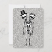 Trouw RSVP-kaarten voor samengesmolten koppels Kaart (Achterkant)