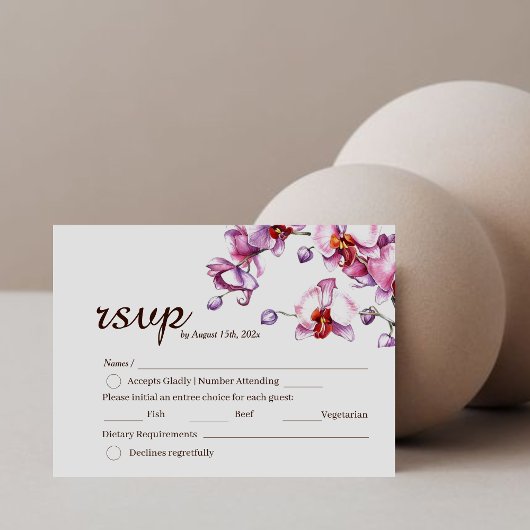 Trouw RSVP | Orchidee Bloem