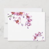 Trouw RSVP | Orchidee Bloem (Achterkant)