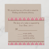 Trouw-RSVP Paard-en-wagen Uitnodiging (Voorkant / Achterkant)