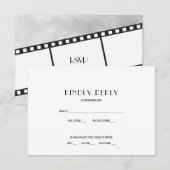 Trouw RSVP-reactie uitnodiging filmstrip (Voorkant / Achterkant)