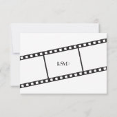 Trouw RSVP-reactie uitnodiging filmstrook (Achterkant)