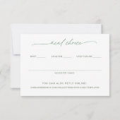 Trouw RSVP sappige Cactus Aquarel Kaartje (Achterkant)