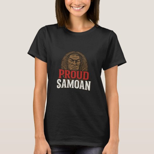 Trouw Samoaanse Erfgoed Design Tribale Polynesisch T-shirt (Voorkant)