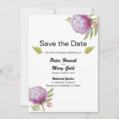 Trouw Save The Date Aankondiging Postkaart (Voorkant)