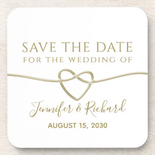 Trouw Save The Date Bier Onderzetter