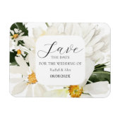 Trouw Save The Date Bloem Flexibele Foto Magneet (Horizontaal)