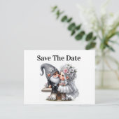 Trouw Save The Date Briefkaart (Staand voorkant)