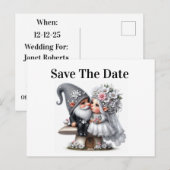 Trouw Save The Date Briefkaart (Voorkant / Achterkant)