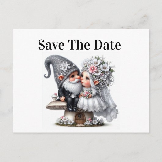 Trouw Save The Date Briefkaart (Voorkant)