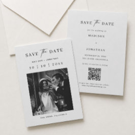 Trouw Save The Date Foto  Kaart
