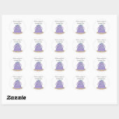 Trouw Save the Date Ronde Sticker (Vel)