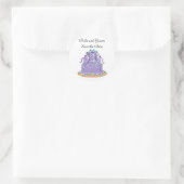 Trouw Save the Date Ronde Sticker (Tas)