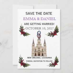 trouw save the date uitnodigingen new orleans la