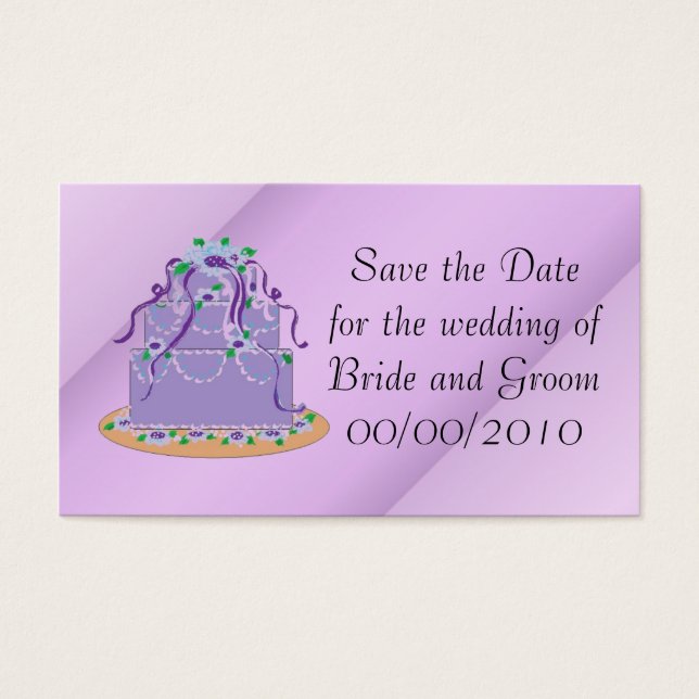 Trouw Save the Date Visitekaartje (Voorkant)