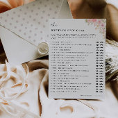 Trouw schoen spel sjabloon Rose Kaart