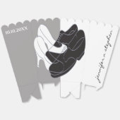 Trouw schoenen voering gunst dozen bedankdoosjes (Ongevouwen)