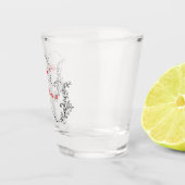 Trouw Shotglas Custom Afdrukken Shot Glas (Rechts)