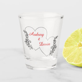 Trouw Shotglas Custom Afdrukken Shot Glas