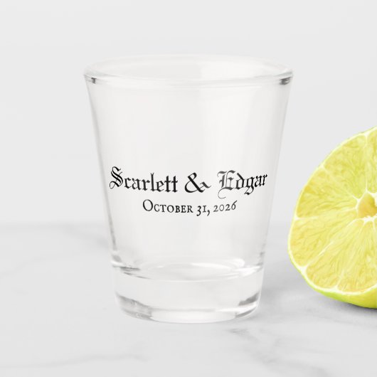 Trouw shotglas shot glas (Voorkant)