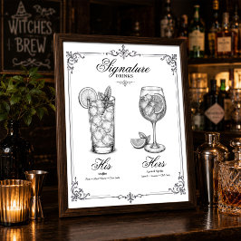 Trouw Signature Dranken Zijn en Haar Poster