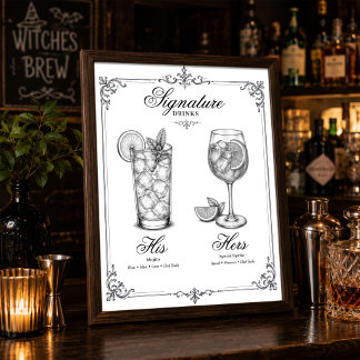 Trouw Signature Dranken Zijn en Haar Poster